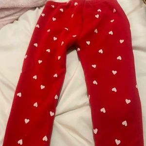 3x Toddler girls fleece lined leggings